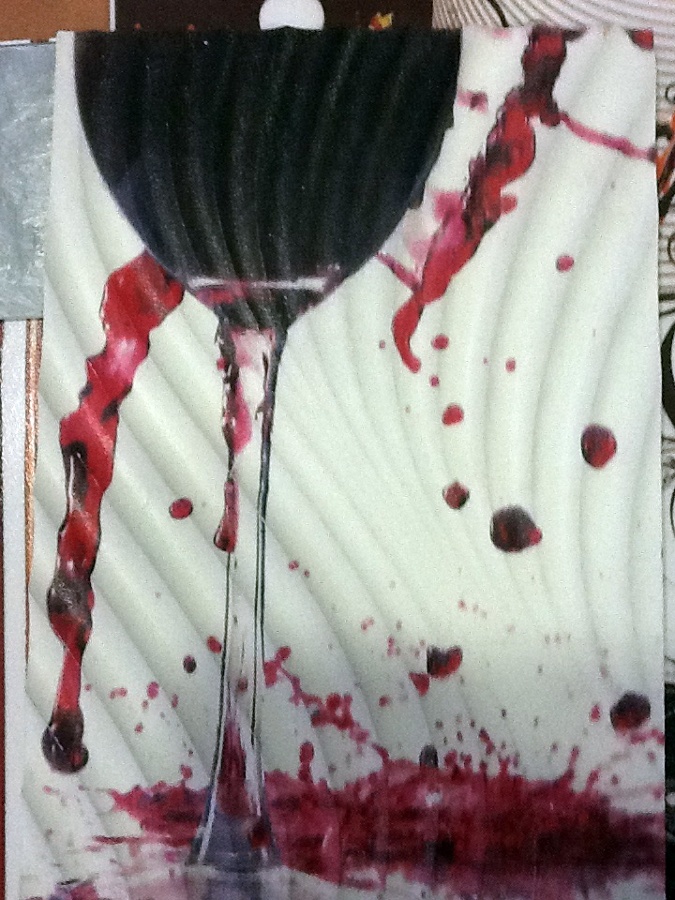 Pintura relieve decorativo