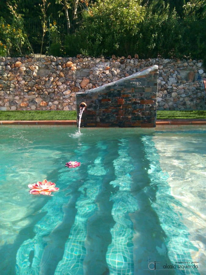 Piscina en la huerta