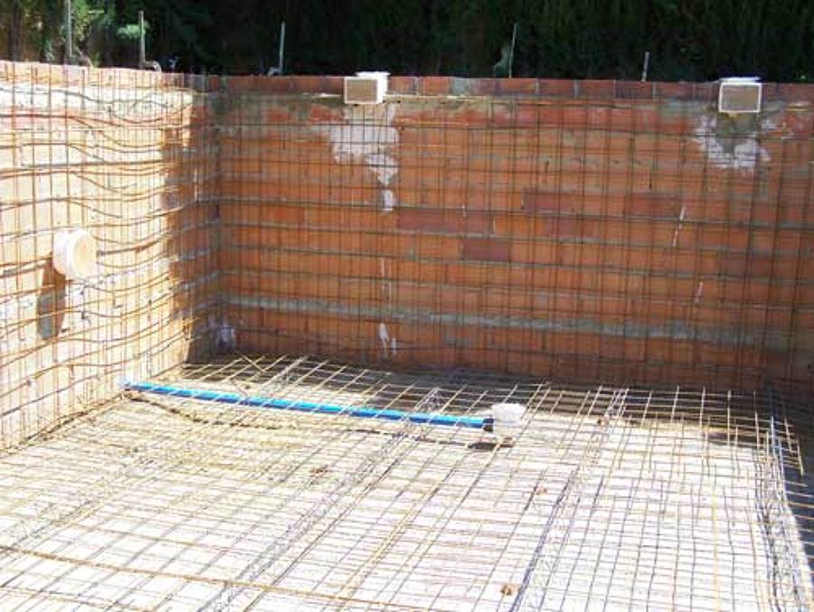 Construcción de piscina
