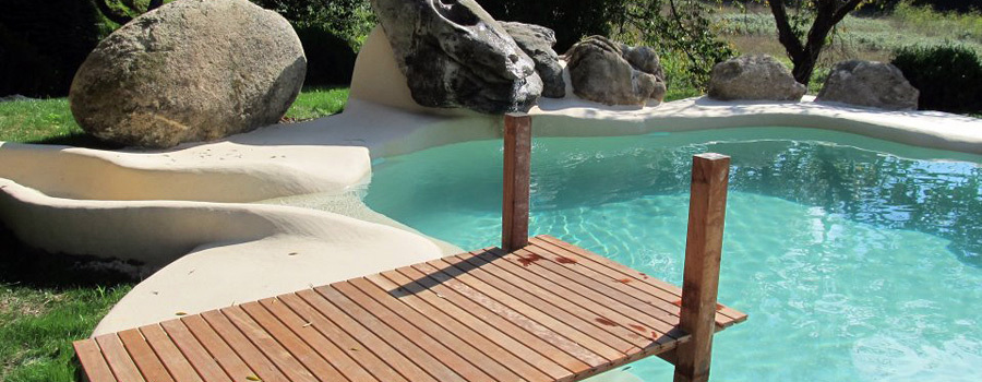 Piscina de arena artificial