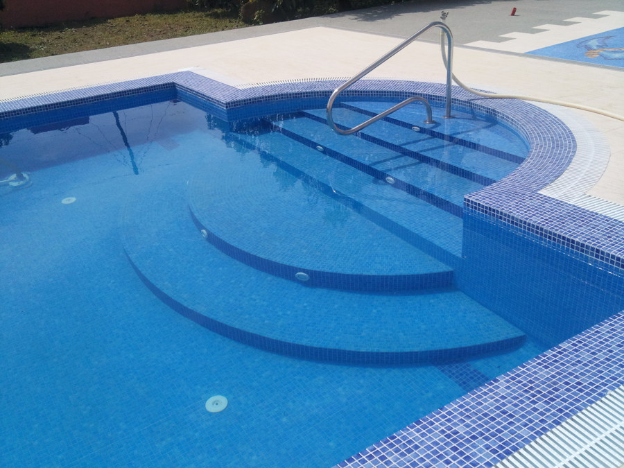 Piscina de hormigón armado