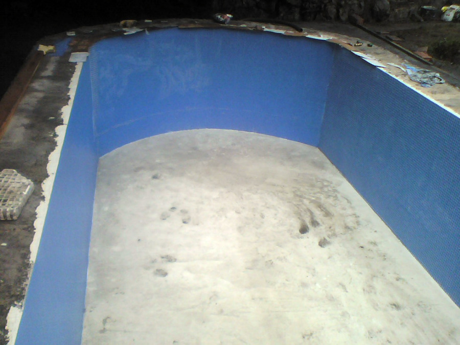 piscina de obra