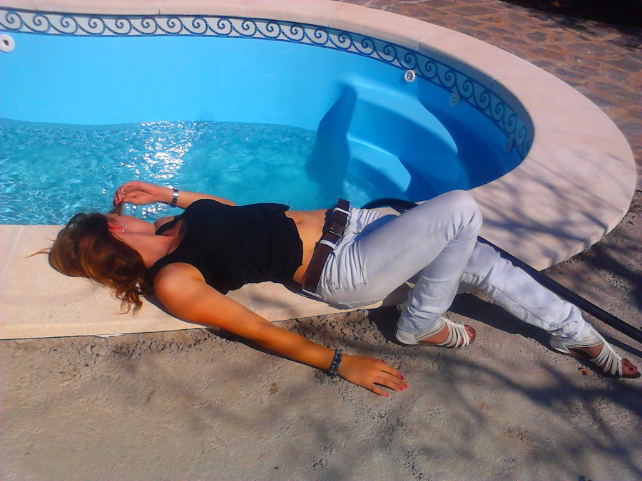 Piscina fibra y poliester exclusivo