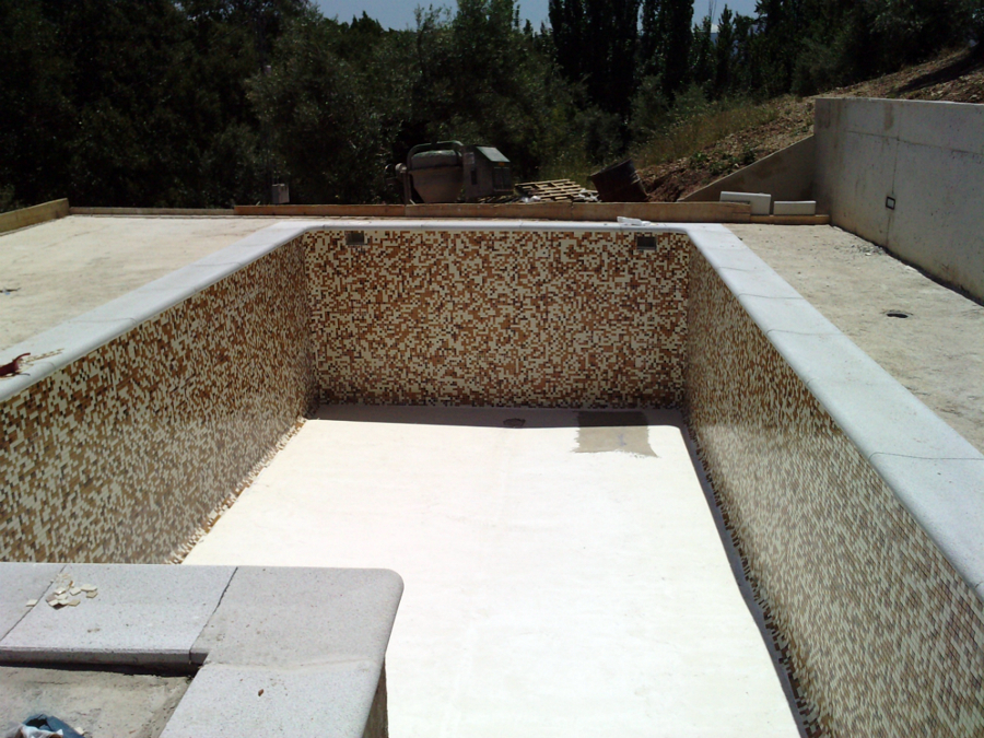 piscina gresite,difuminado