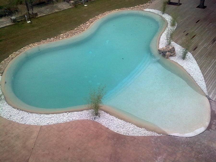 Piscina natural de arena