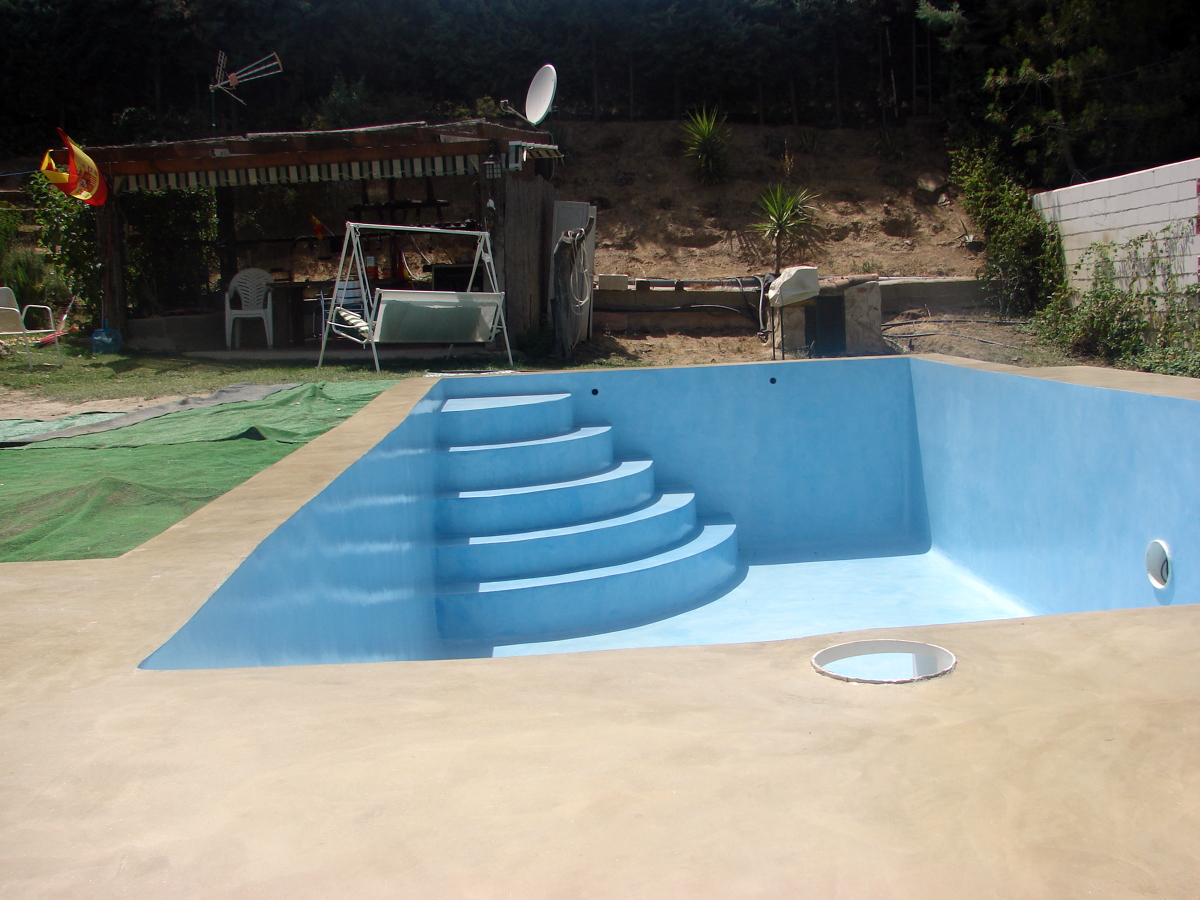 piscina terminada