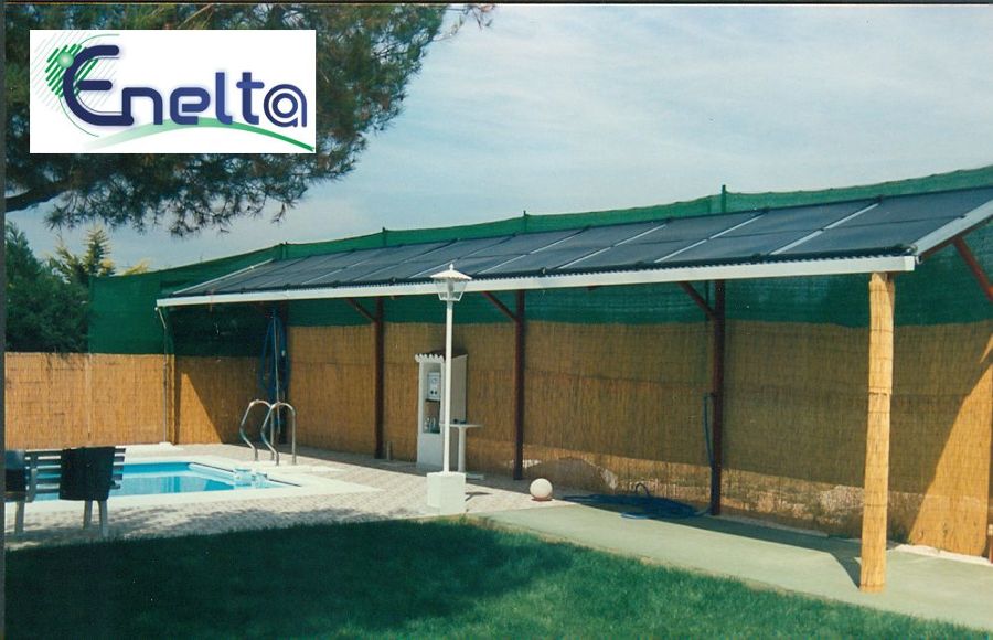 Grupo de paneles de polipropileno para piscina