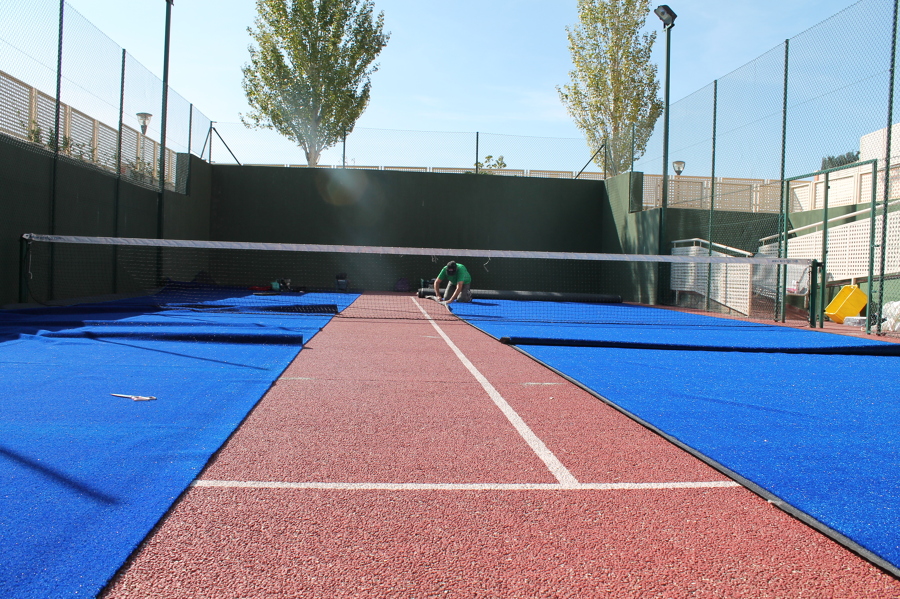 pista de padel césped artificial ecocestal