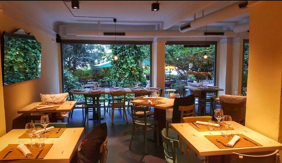 Interior restaurante Madrid