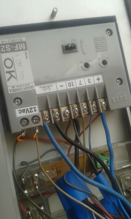 Placa auta. desmontada.