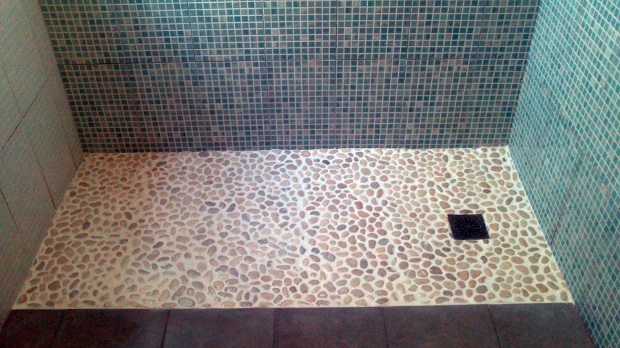 placa de ducha de obra