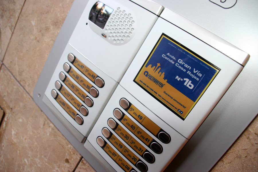 Placa de videoportero