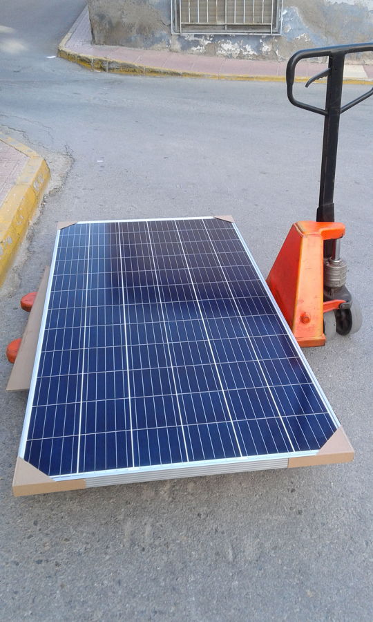 Placa solar de 330w policristalina de 72 células.