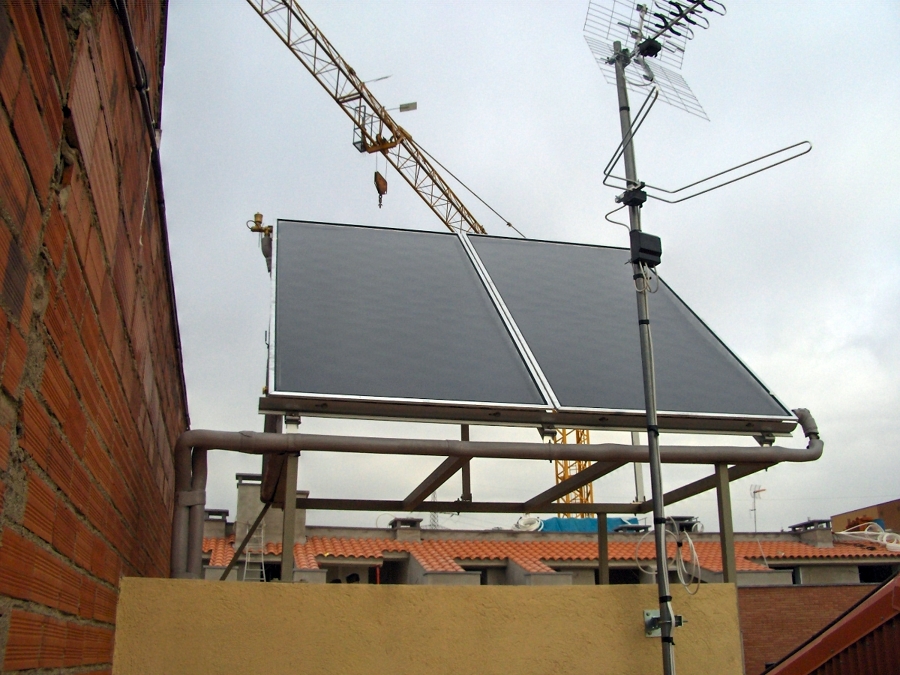 placa solar termica