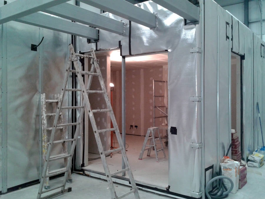 Pladur en casas modulares