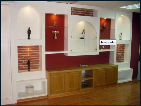 Pladur, Insonorizaciones, Tabiquería, Techos, Murales, Estanterías, Decoración