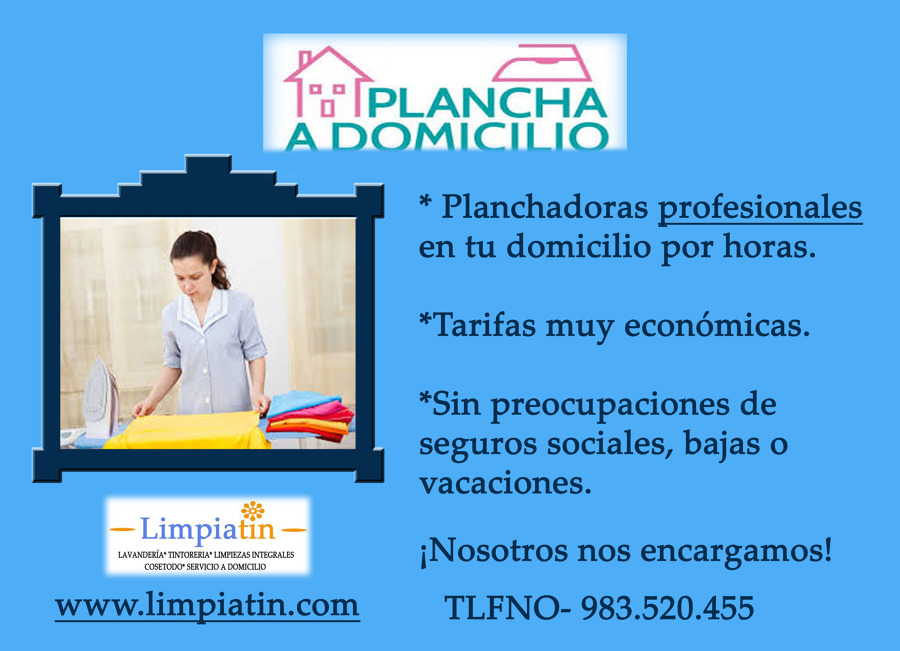 Planchadoras a domicilio