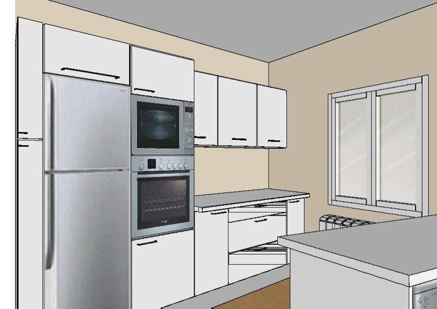 Plano cocina moderna