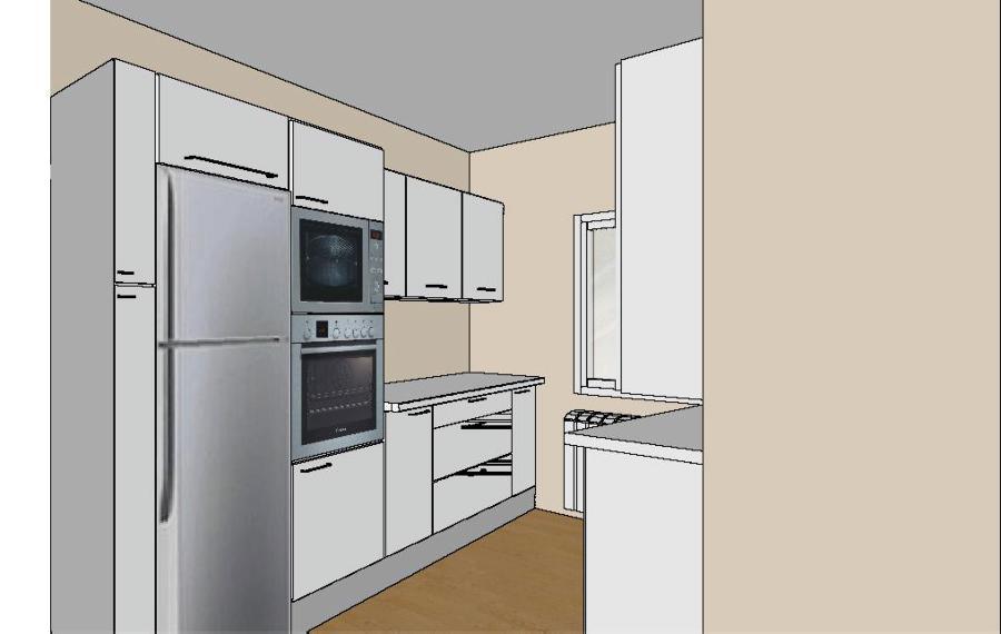 Plano cocina moderna