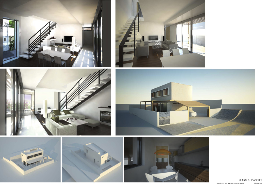 Propuesta interior y exterior vivienda unifamiliar