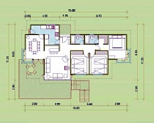 Plano planta vivienda