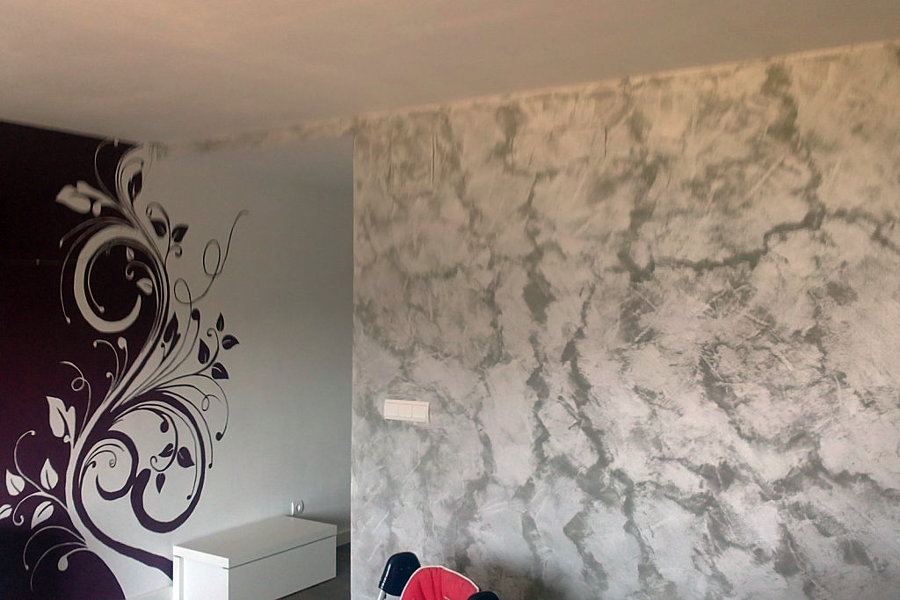 plaste decorativo efecto arena