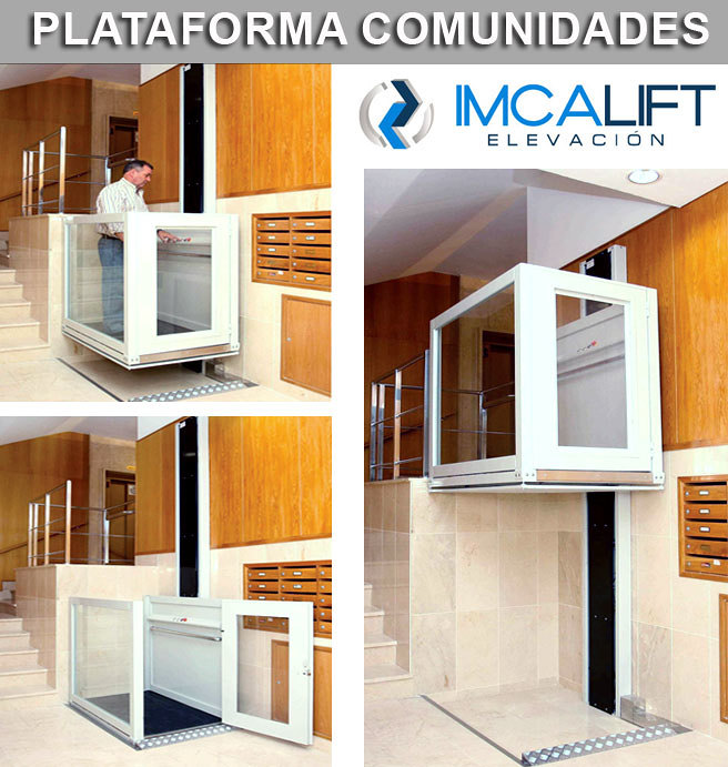 Plataforma elevadora para portales, comunidades vecinos