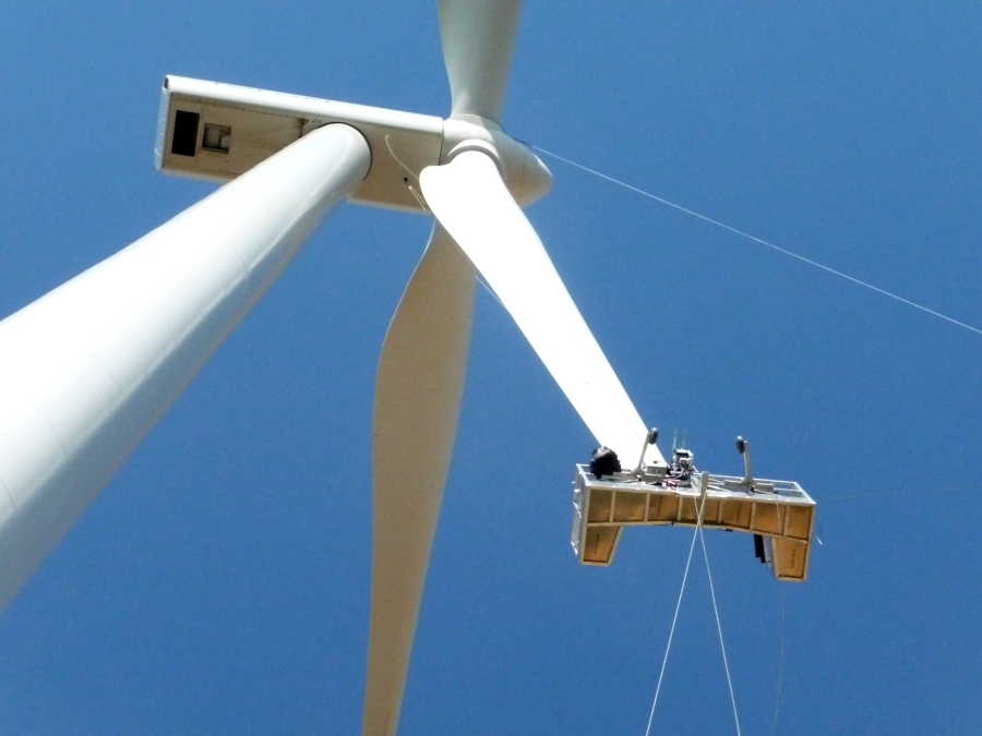Plataforma para aerogeneradores