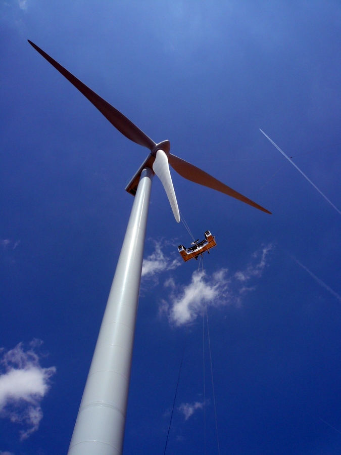 Plataforma para aerogeneradores