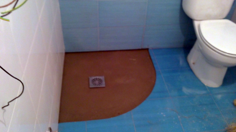 plato de ducha a  medida 