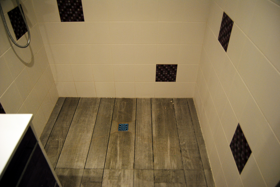 Plato de ducha de obra 