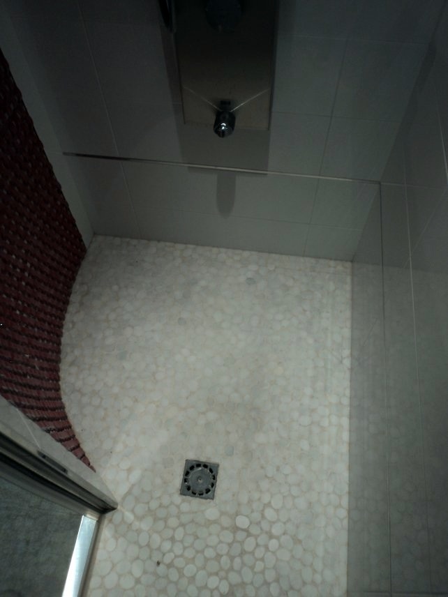 Plato de ducha de obra