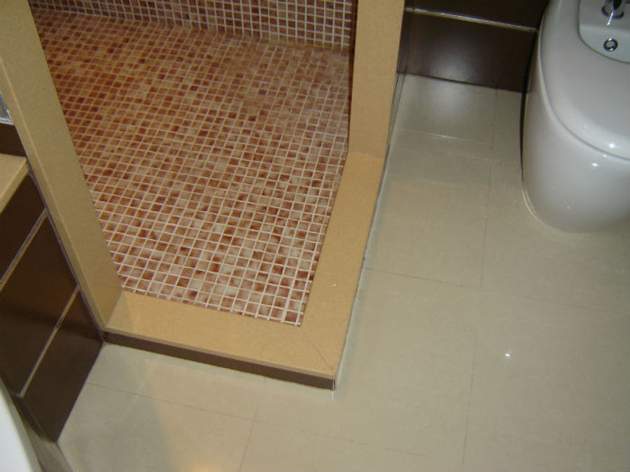 Plato de ducha de obra