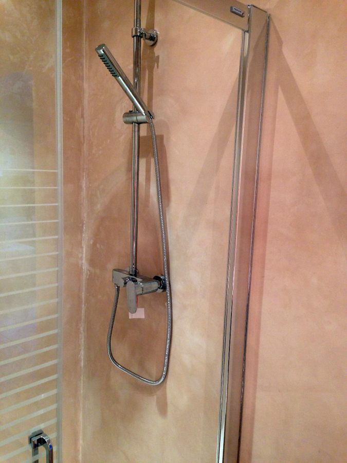 Plato de ducha microcemento