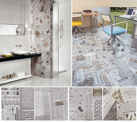 Porcelánico Newspaper 44x44