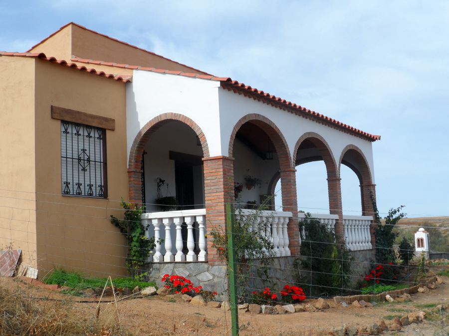 porche casa de campo