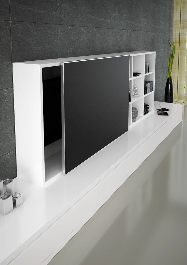 porta corredera, perfil alumini, vidre negre mate