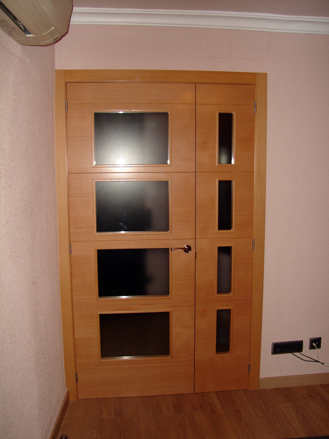 Porta interior doble