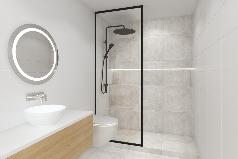 Baño en reforma integral