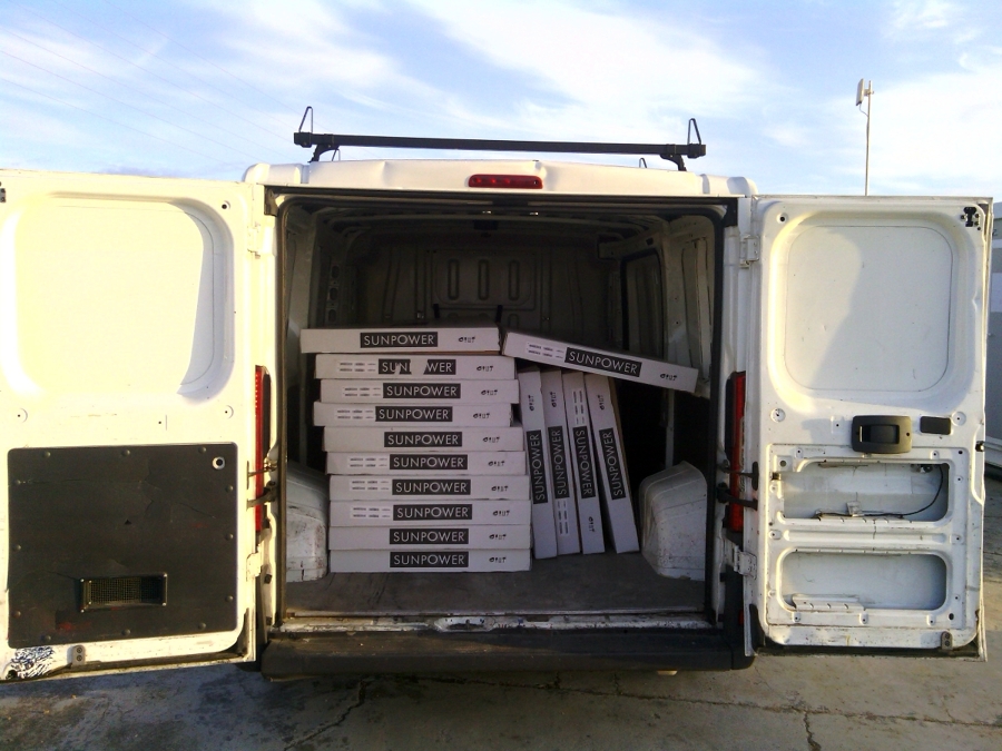 Porte de placas solares