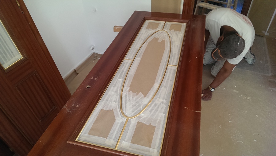 Preparación de puertas