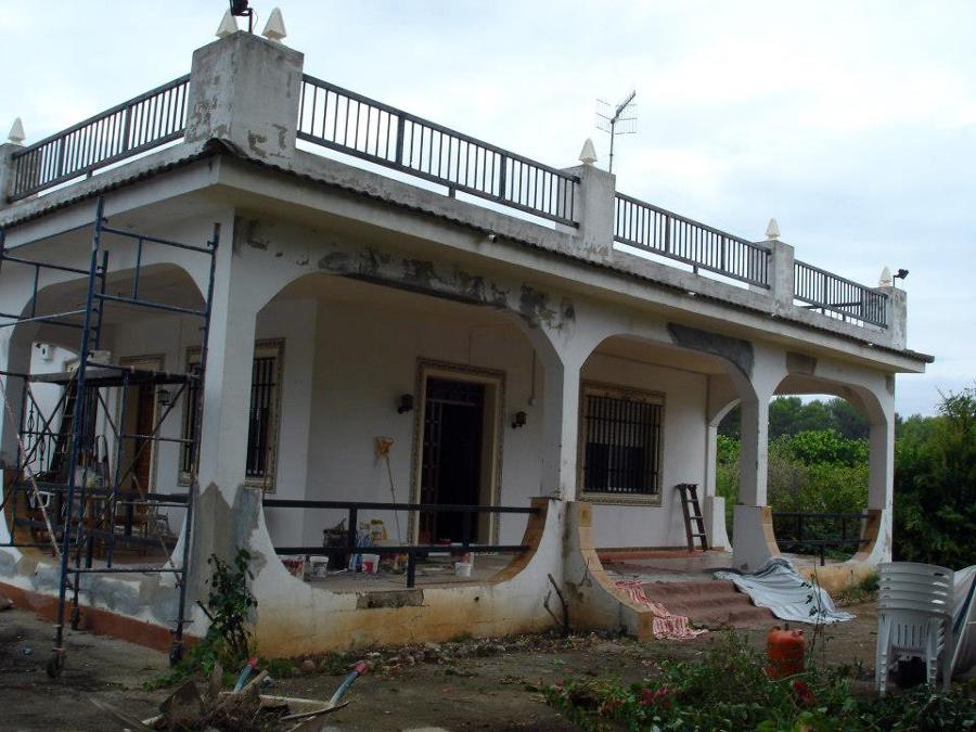 Preparación restauración fachada