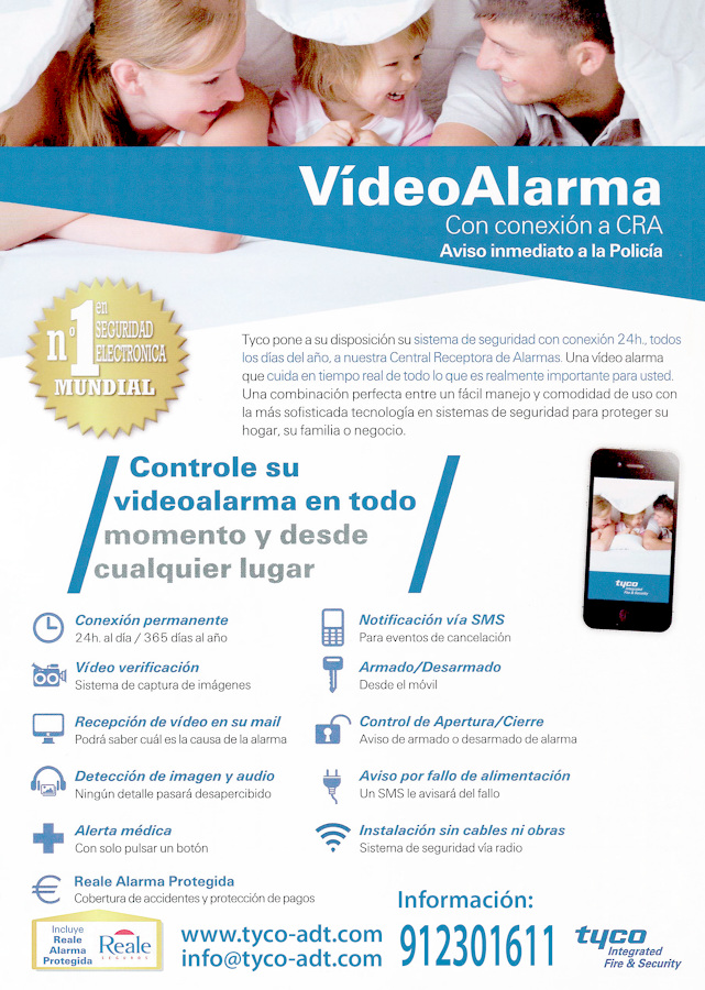 PRESTACIONES DEL EQUIPO VISONIC TYCO