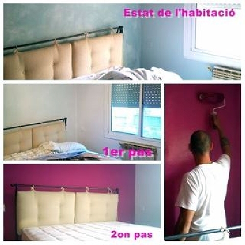 Proceso de nueva imagen en habitación