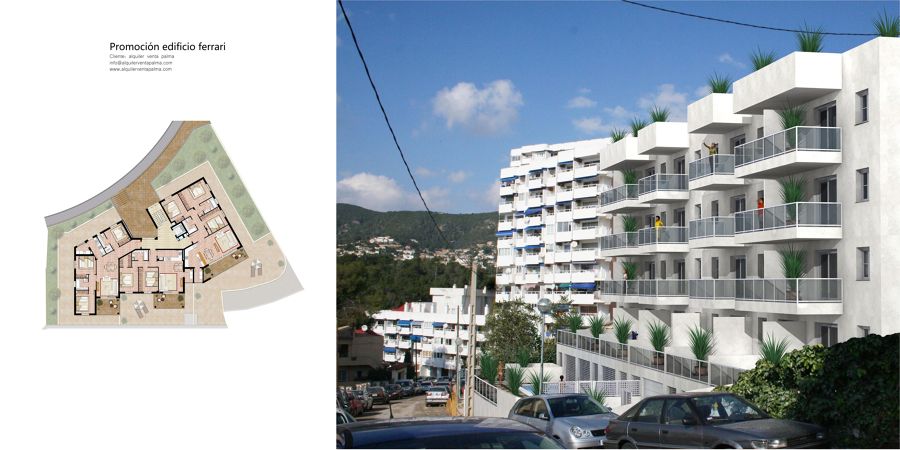 Promoción de viviendas en Cala Major