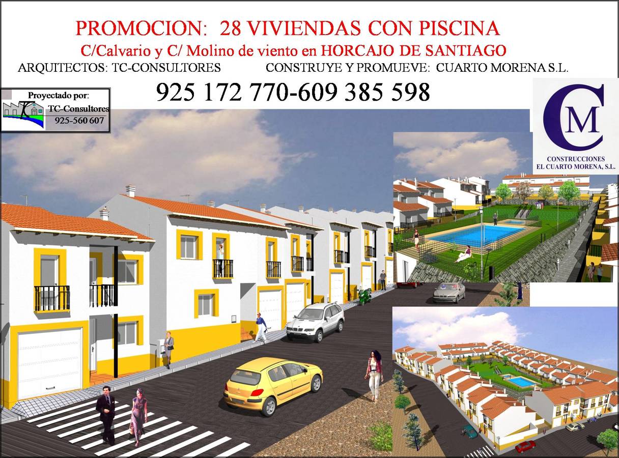 PROMOCION DE VIVIENDAS. HORCAJO DE SANTIAGO.