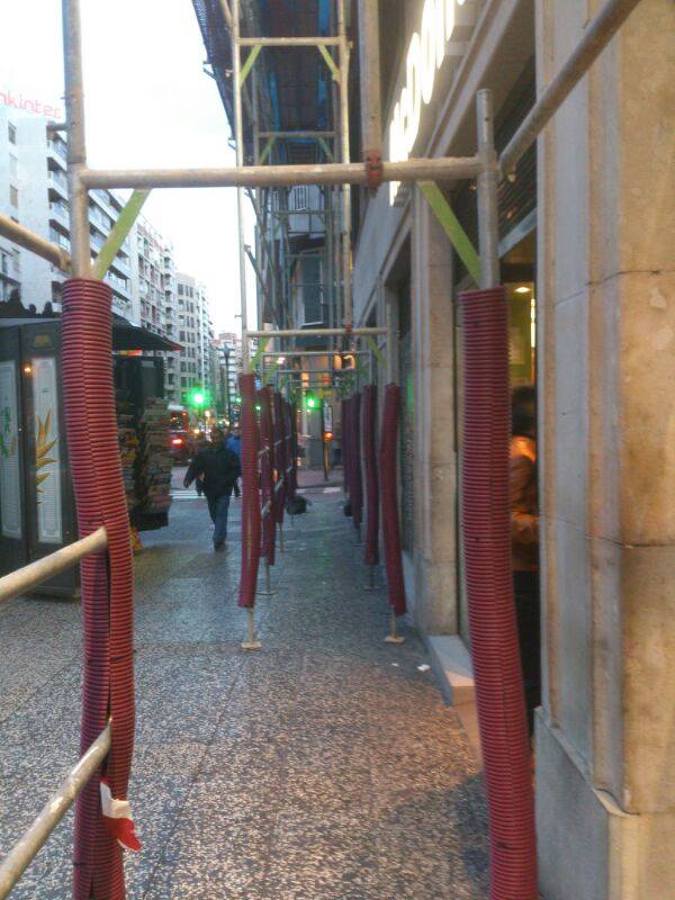 Proteccion paso peatonal