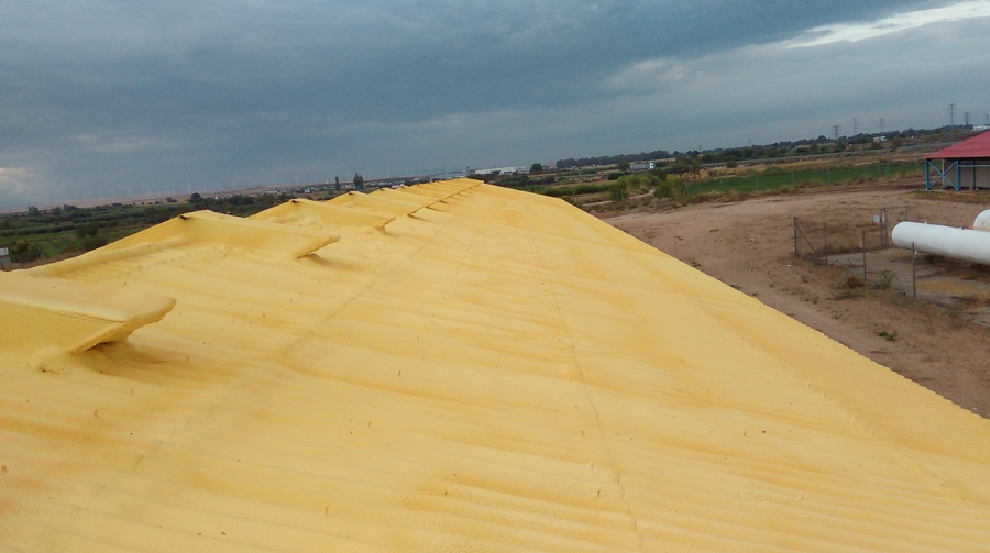 poliuretano sobre cubierta