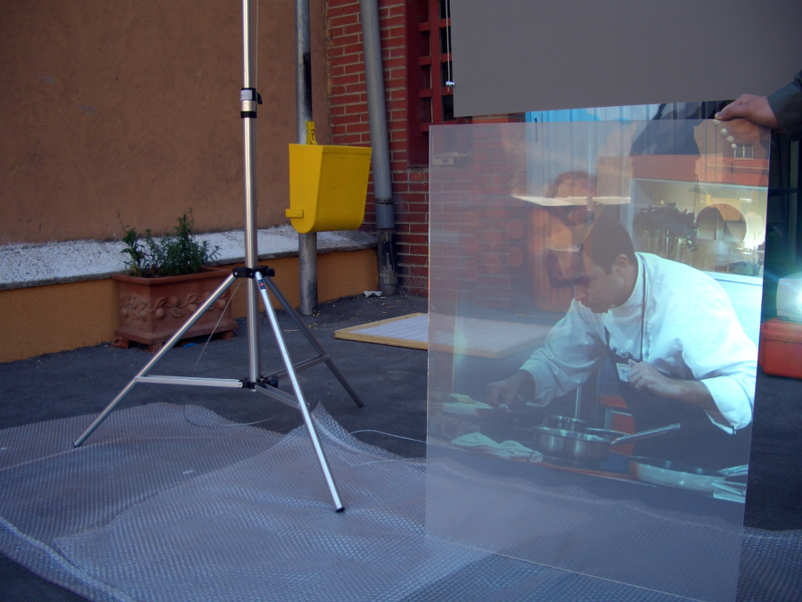 Proyectar sobre cristal