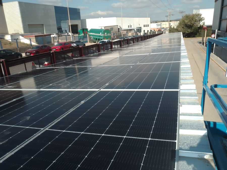 Instalación sobre parking